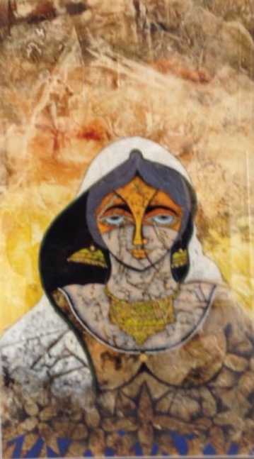 Nisar Ahmed Paintings at New Louvre Art Gallery Karachi
